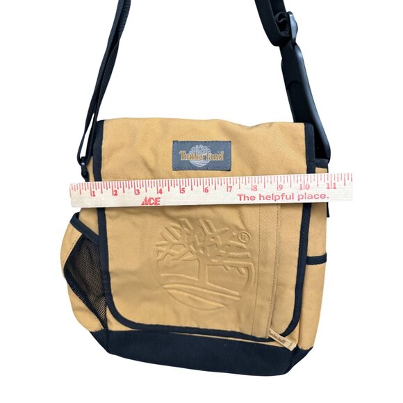 Vintage Timberland Crossbody Messenger Bag Outdoor Utility Camping Brown Black - Picture 7 of 8
